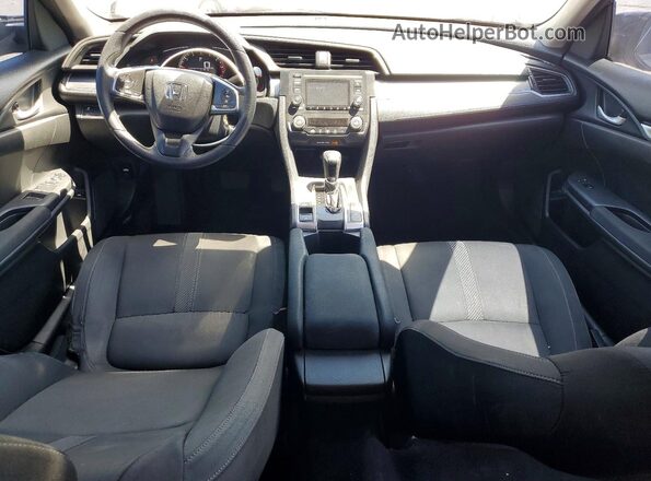 2HGFC2F51JH517242 2018 HONDA CIVIC Gray Widok deski rozdzielczej