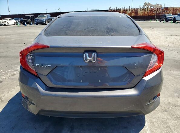 2HGFC2F51JH517242 2018 HONDA CIVIC Gray Widok z tyłu