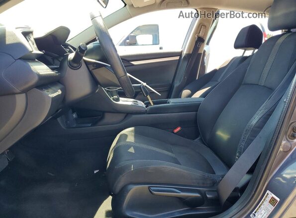 2HGFC2F51JH517242 2018 HONDA CIVIC Gray Widok wnętrza z przodu