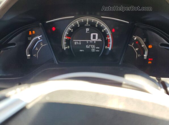 2HGFC2F51JH517242 2018 HONDA CIVIC Gray Widok zestawu wskaźników