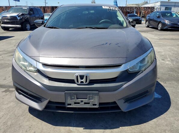 2HGFC2F51JH517242 2018 HONDA CIVIC Gray Widok z przodu