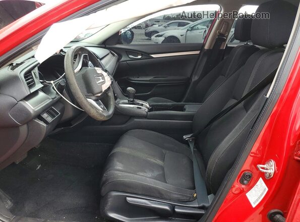 2HGFC2F51JH538446 2018 HONDA CIVIC Red Widok wnętrza z przodu