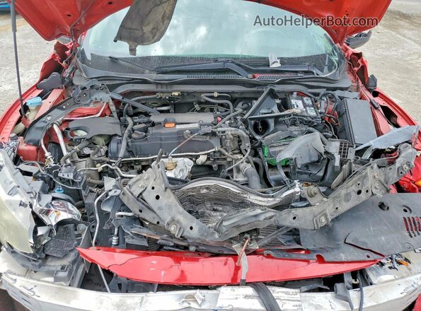 2HGFC2F51JH538446 2018 HONDA CIVIC Red Widok wnętrza z tyłu