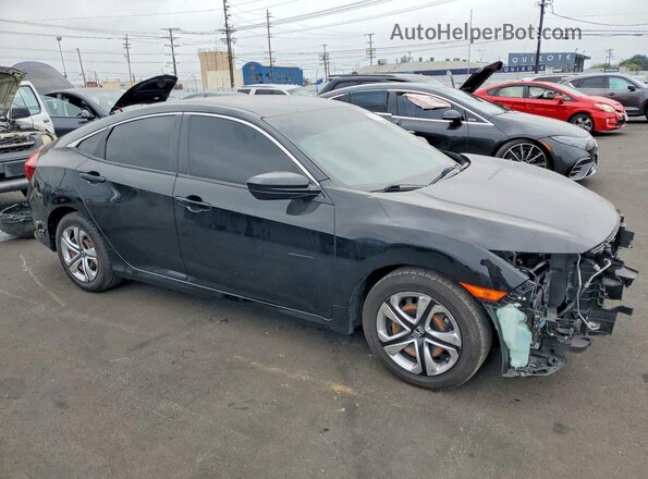 2HGFC2F51JH558244 2018 HONDA CIVIC Black Front right
