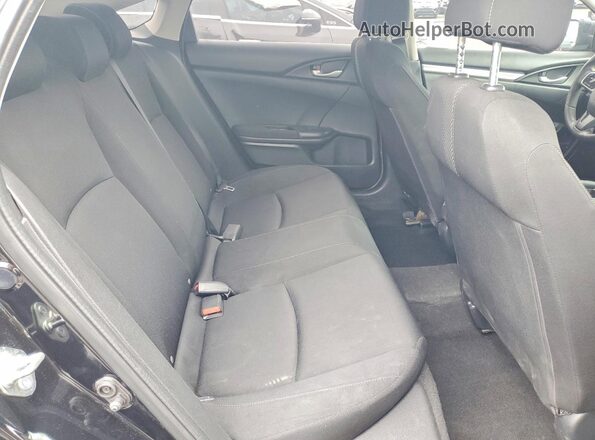 2HGFC2F51JH558244 2018 HONDA CIVIC Black Rear seats view