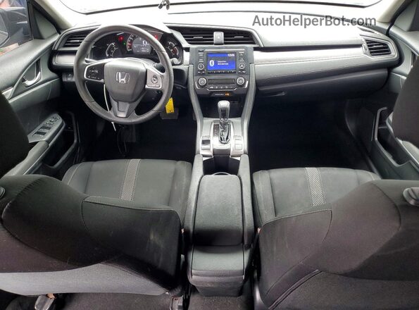 2HGFC2F51JH558244 2018 HONDA CIVIC Black Dashboard view