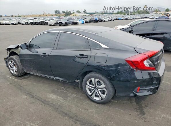 2HGFC2F51JH558244 2018 HONDA CIVIC Black Rear left