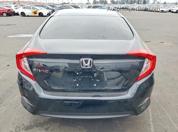 2HGFC2F51JH558244 2018 HONDA CIVIC Black Rear view