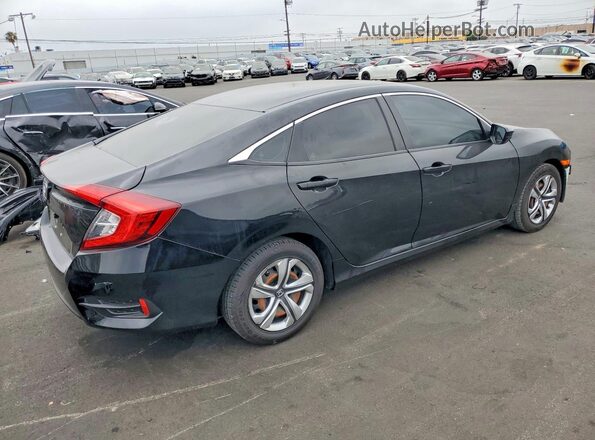 2HGFC2F51JH558244 2018 HONDA CIVIC Black Rear right