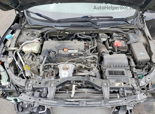 2HGFC2F51JH558244 2018 HONDA CIVIC Black Rear interior view