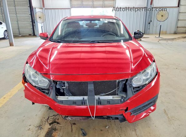 2HGFC2F51JH585931 2018 HONDA CIVIC Red წინა ხედი