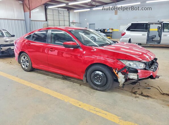 2HGFC2F51JH585931 2018 HONDA CIVIC Red წინა მარჯვენა