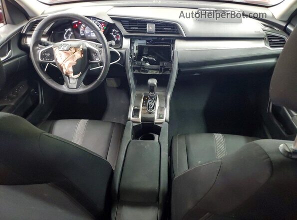 2HGFC2F51JH585931 2018 HONDA CIVIC Red წინა პანელის ხედი