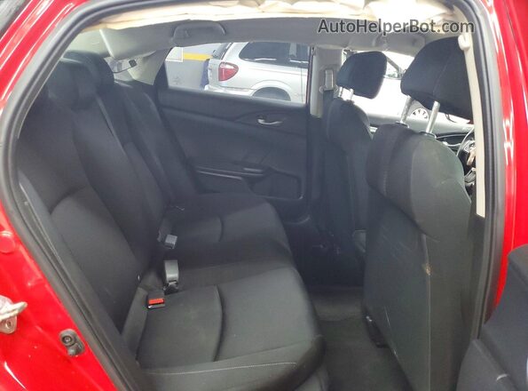 2HGFC2F51JH585931 2018 HONDA CIVIC Red უკანა სავარძლების ხედი