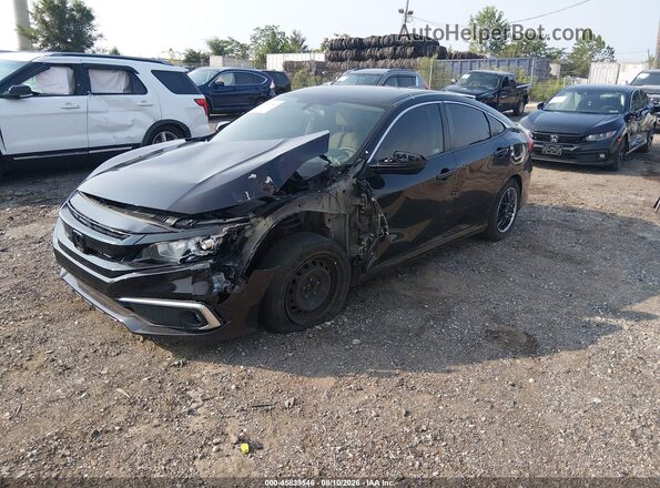 2HGFC2F51JH587484 2018 HONDA CIVIC Black Front left