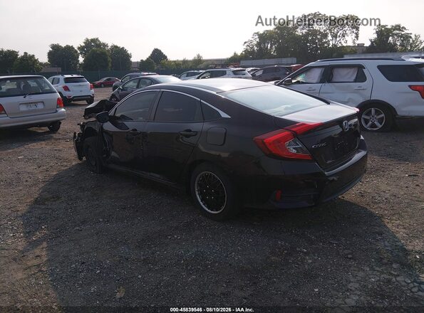 2HGFC2F51JH587484 2018 HONDA CIVIC Black Rear left