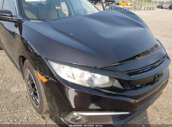 2HGFC2F51JH587484 2018 HONDA CIVIC Black Front view