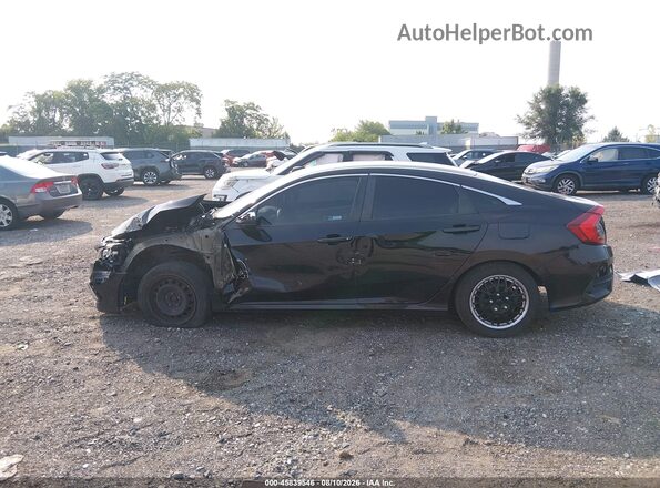 2HGFC2F51JH587484 2018 HONDA CIVIC Black Rear interior view
