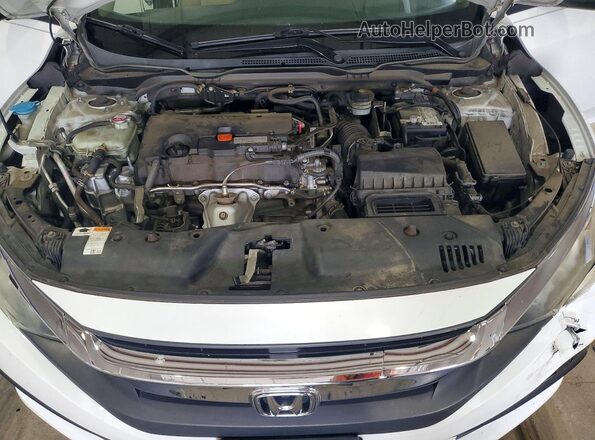 2HGFC2F51JH597335 2018 HONDA CIVIC White Widok wnętrza z tyłu