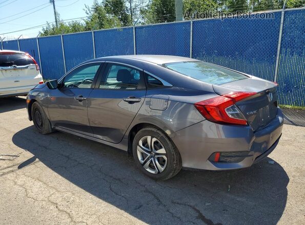 2HGFC2F52GH001982 2016 HONDA CIVIC Charcoal Tył lewy