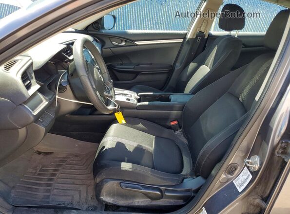 2HGFC2F52GH001982 2016 HONDA CIVIC Charcoal Widok wnętrza z przodu