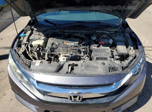 2HGFC2F52GH001982 2016 HONDA CIVIC Charcoal Widok wnętrza z tyłu