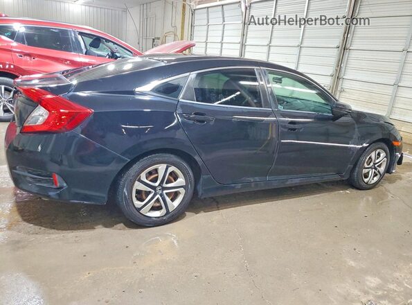 2HGFC2F52GH517789 2016 HONDA CIVIC Black Tył prawy