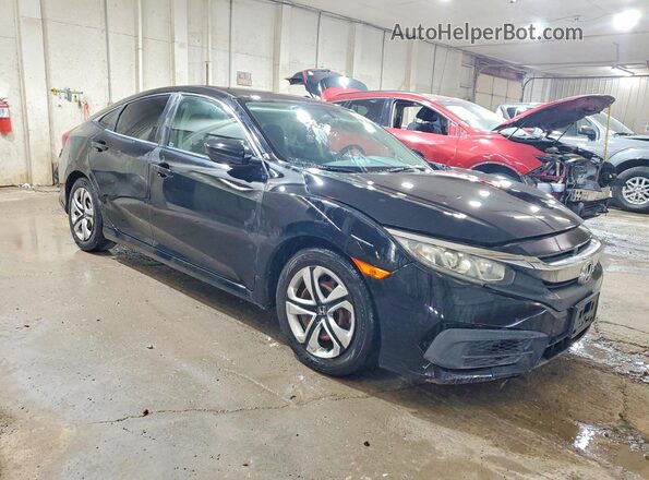 2HGFC2F52GH517789 2016 HONDA CIVIC Black Przód prawy