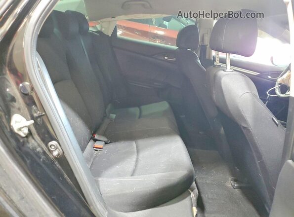 2HGFC2F52GH517789 2016 HONDA CIVIC Black Widok tylnych siedzeń