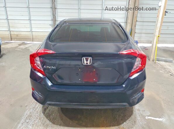 2HGFC2F52GH517789 2016 HONDA CIVIC Black Widok z tyłu