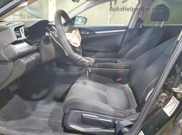 2HGFC2F52GH517789 2016 HONDA CIVIC Black Widok wnętrza z przodu