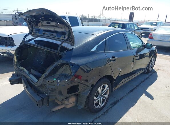 2HGFC2F52GH524452 2016 HONDA CIVIC Black Tył prawy