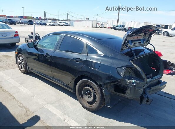 2HGFC2F52GH524452 2016 HONDA CIVIC Black Tył lewy