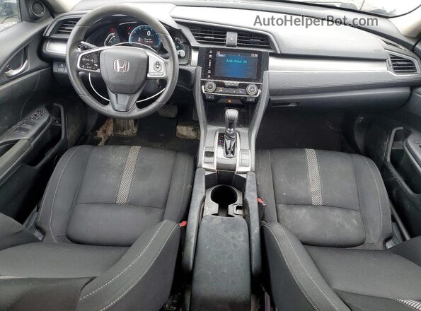 2HGFC2F52HH023319 2017 HONDA CIVIC White Вид панелі приладів