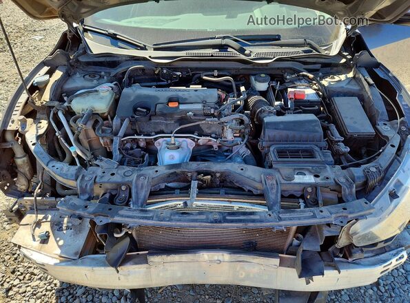 2HGFC2F52HH536294 2017 HONDA CIVIC Gray Вид задньої частини салону