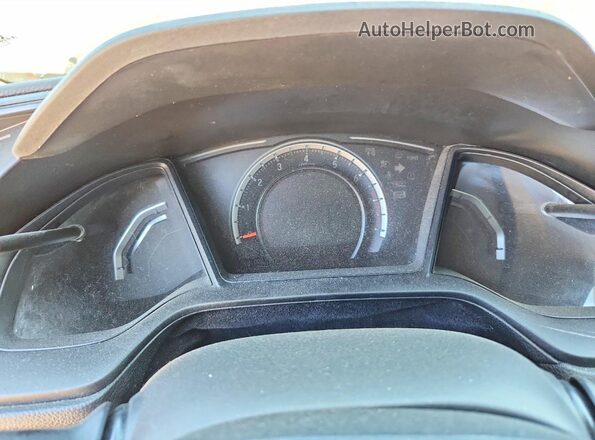 2HGFC2F52HH536294 2017 HONDA CIVIC Gray Вид щитка приладів