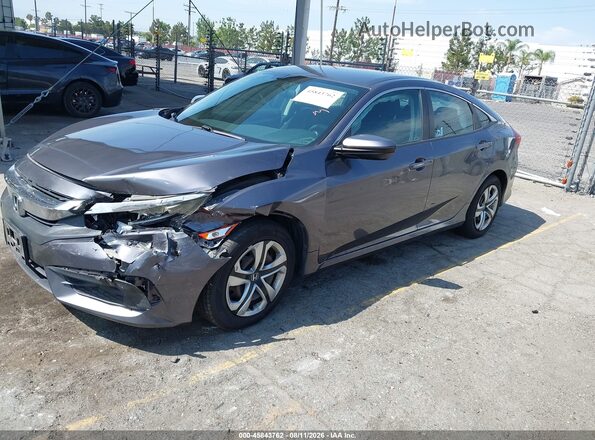 2HGFC2F52HH538269 2017 HONDA CIVIC Gray Przód lewy
