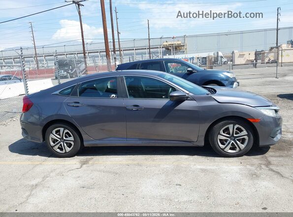 2HGFC2F52HH538269 2017 HONDA CIVIC Gray Widok wnętrza z tyłu