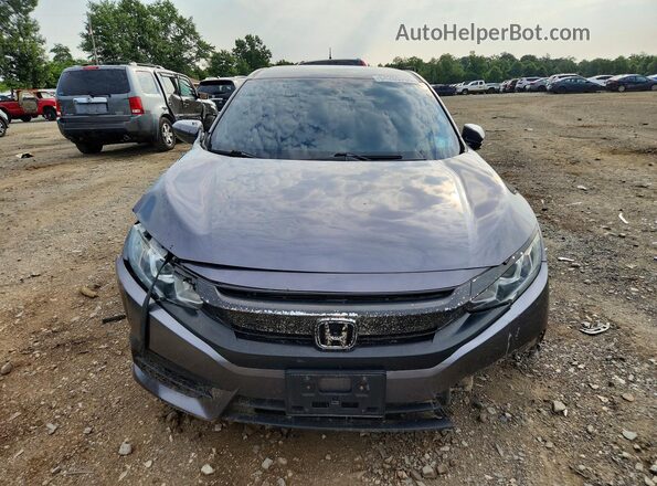 2HGFC2F52HH575385 2017 HONDA CIVIC Silver Դիմացի տեսք