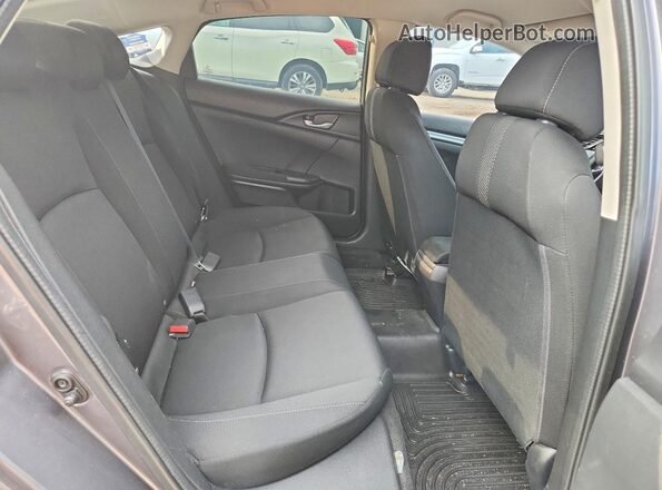 2HGFC2F52HH575385 2017 HONDA CIVIC Silver Հետևի նստատեղերի տեսք