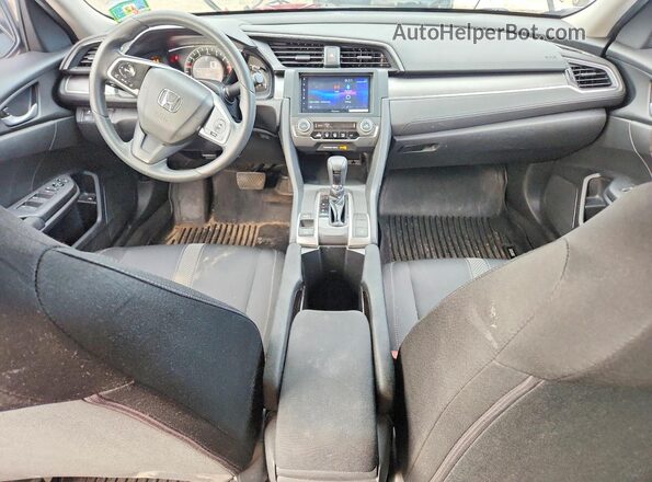 2HGFC2F52HH575385 2017 HONDA CIVIC Silver Առջևի վահանակի տեսք