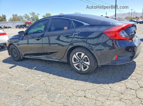 2HGFC2F52HH575838 2017 HONDA CIVIC Black Задня ліва чверть