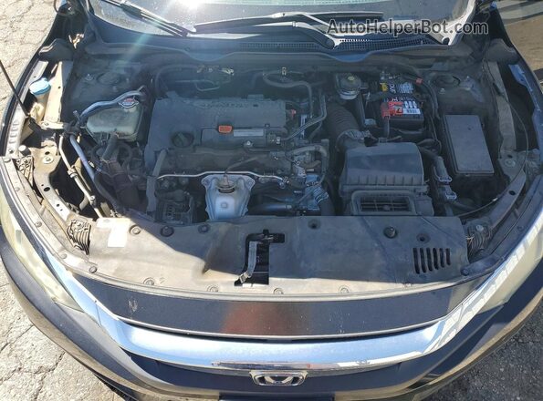 2HGFC2F52HH575838 2017 HONDA CIVIC Black Вид задньої частини салону