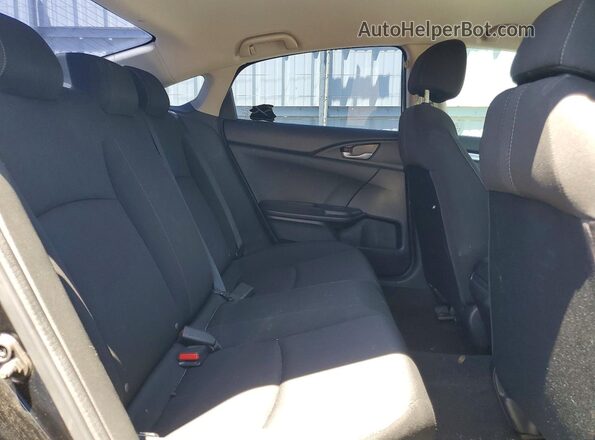 2HGFC2F52HH575838 2017 HONDA CIVIC Black Вид задніх сидінь