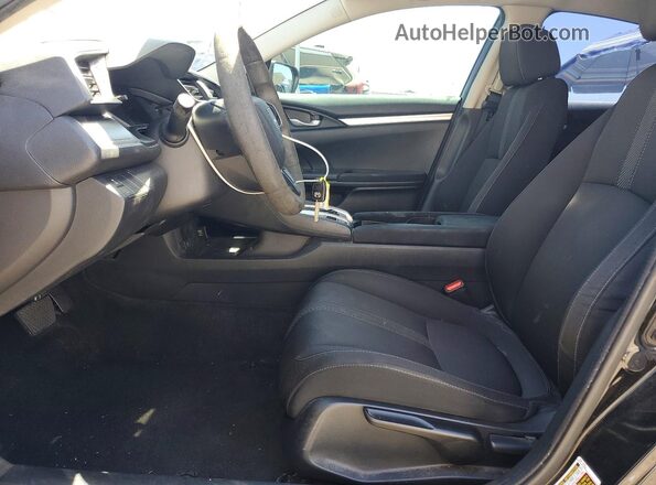 2HGFC2F52HH575838 2017 HONDA CIVIC Black Вид салону спереду