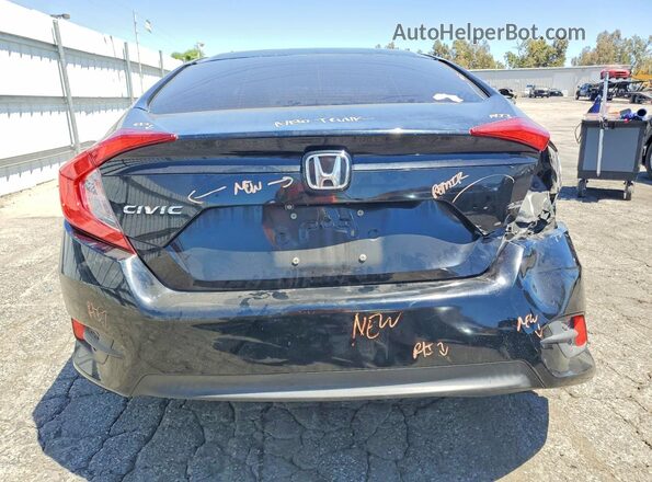2HGFC2F52HH575838 2017 HONDA CIVIC Black Вид ззаду