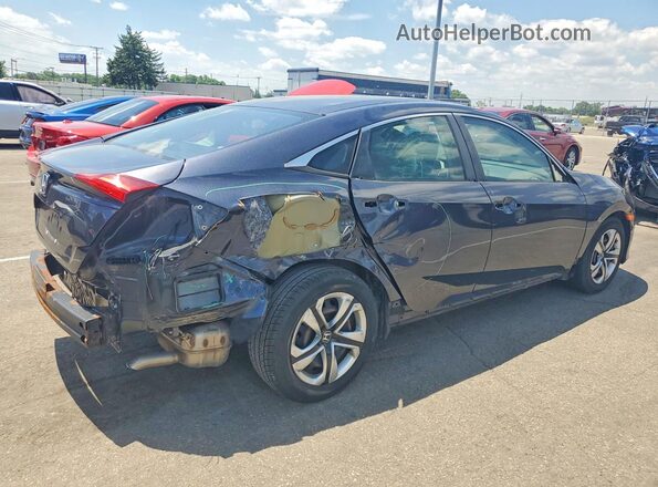 2HGFC2F52JH506363 2018 HONDA CIVIC Blue Հետևի աջ