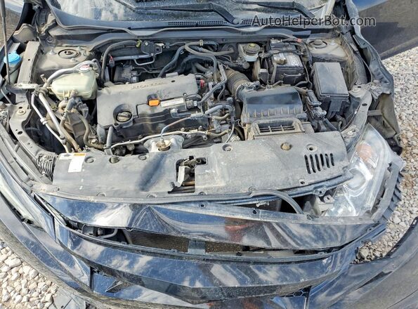 2HGFC2F52JH521607 2018 HONDA CIVIC Black უკანა სალონის ხედი