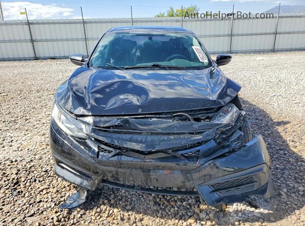 2HGFC2F52JH521607 2018 HONDA CIVIC Black წინა ხედი