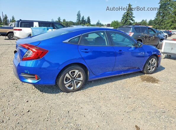 2HGFC2F52JH527424 2018 HONDA CIVIC Blue Задня права чверть
